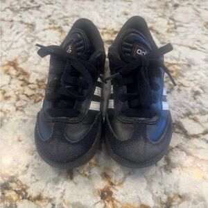 Adidas Kids Black and White Sneakers
